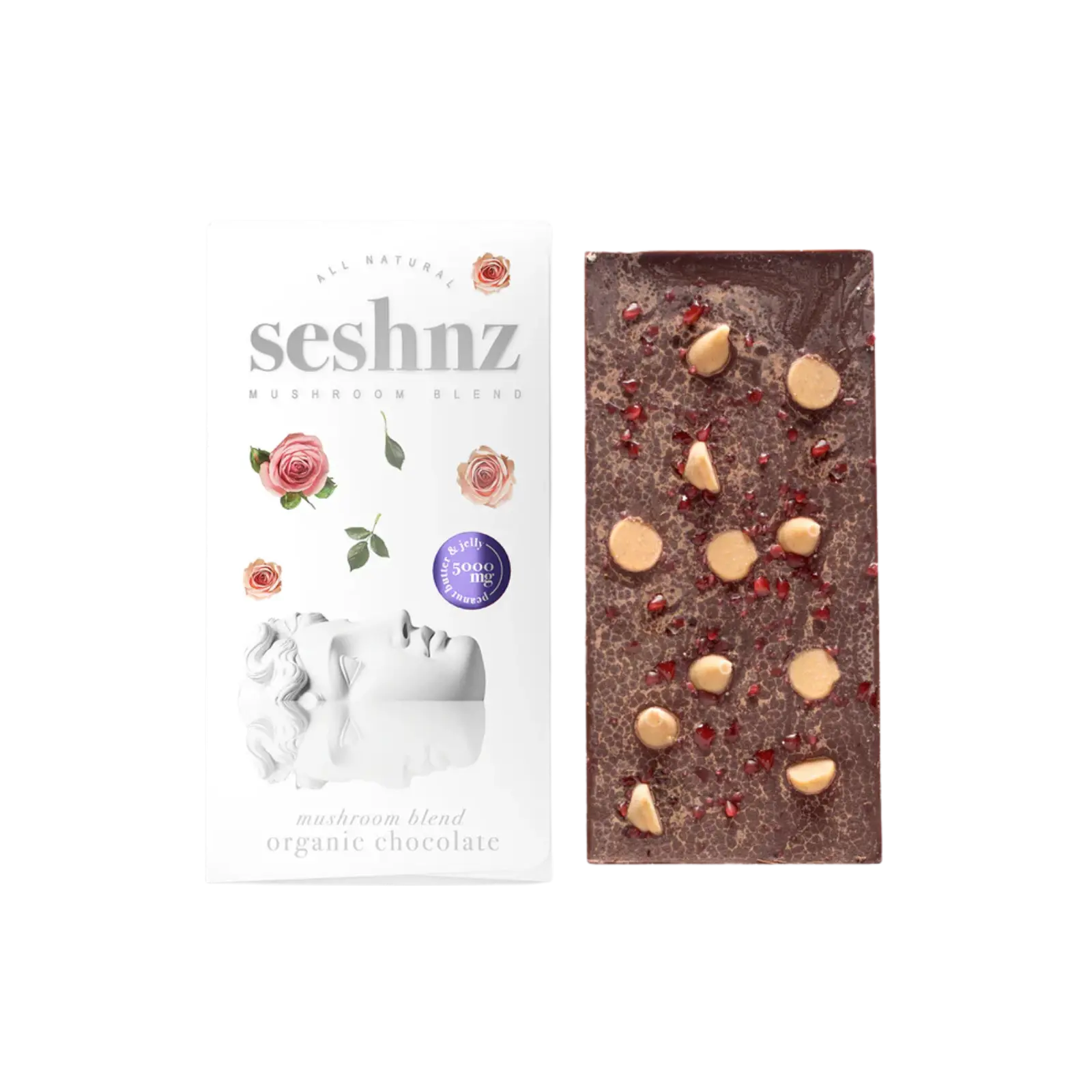 Seshnz 5 Gram Mushroom Chocolates (5ct)